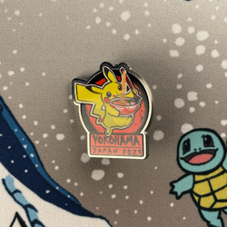 Pikachu Pin Yokohama Pokemon World Championships Japan 2023 Deck Promo New - Image 1