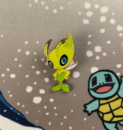 Celebi Pin Official Pokemon TCG Collectors Enamel Mythical Collection Promo 2016 - Image 1
