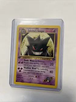 Pokemon TCG Sabrina's Gengar Gym Challenge 29/132 1st Edition Rare - Image 1