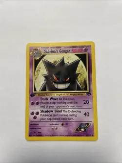 Pokemon TCG Sabrina's Gengar Gym Challenge 29/132 1st Edition Rare - Image 2