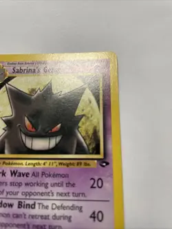 Pokemon TCG Sabrina's Gengar Gym Challenge 29/132 1st Edition Rare - Image 3