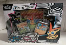 Pokemon Black Bolt White Flare 4 Booster Pack Victini Illustration Collection ?? - Image 1