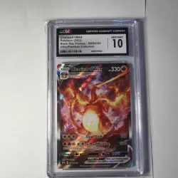 Pokemon Charizard VMAX Full Art Promo 2022 SW&SH Black Star Promo SWSH261 CGC 10 - Image 1