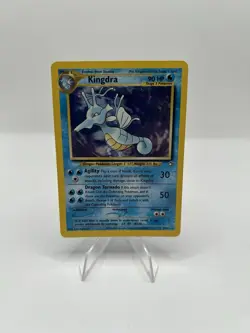 Pokemon TCG Kingdra 8/111 Holo Rare Neo Genesis Unlimited - LP - Image 1