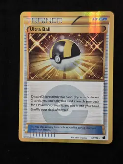 Pokemon Ultra Ball 122/116 Plasma Freeze Secret Rare - Image 1