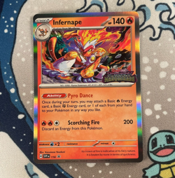 Infernape SVP116 Prerelease Black Star Promo Twilight Masquerade Pokemon NM - Image 1