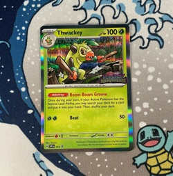 Thwackey SVP115 Prerelease Black Star Promo Twilight Masquerade Pokemon NM/LP - Image 1