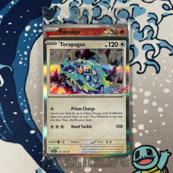 Terapagos 161/191 + Fuecoco 029/191 Pokemon Horizons BestBuy Promo NEW/SEALED - Image 1