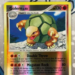 Golem 29/132 Reverse Holo Rare Diamond & Pearl Secret Wonders Pokemon TCG NM/LP - Image 2