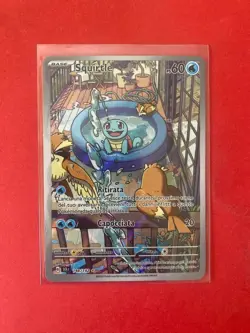 SQUIRTLE 148/142 CORONA ASTRALE SCR CARTA POKEMON ITA RARA MINT - Image 1