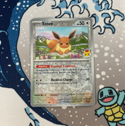 Eevee 074/131 Reverse Holo Pokemon Day 2025 Promo Prismatic Evolutions NM - Image 1
