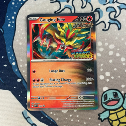 Gouging Fire SVP151 Prerelease Black Star Promo Holo Surging Sparks Pokemon NM - Image 1
