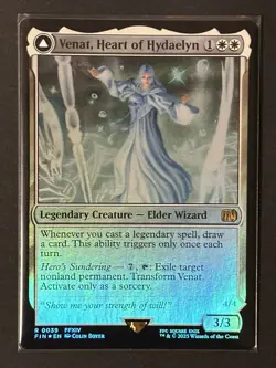 Venat Heart of Hydaelyn Foil Card Final Fantasy Magic the Gathering 39 Foil - Image 1