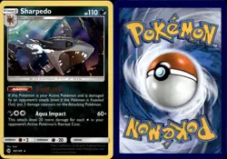 Sharpedo 82/149 Pokemon TCG Card Sun Moon Sm Base Set Holo Rare NM - Image 1