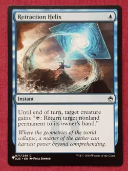 Magic The Gathering MYSTERY BOOSTER MB1 RETRACTION HELIX blue card MTG - Image 1