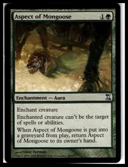 Time Spiral #191 Aspect of Mongoose - Image 1