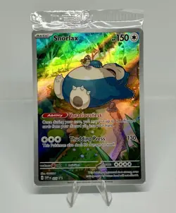 Pokemon TCG Snorlax SVP 051 Black Star Promo 151 SEALED - Image 1