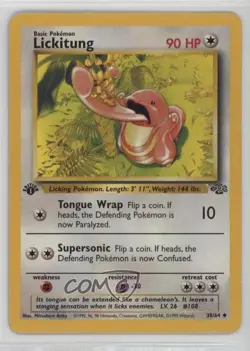 Lickitung 1st Ed. Pokemon Jungle #38 1999 - Image 1