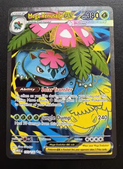 Mega Venusaur ex 155/132 Double Rare Mega Evolution Pokemon TCG NM - Image 1