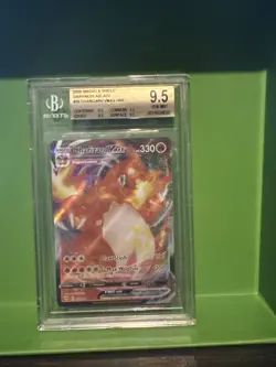 BGS 9.5 GEM-MINT CHARIZARD VMAX #20 ULTRA RARE DARKNESS ABLAZE 2020 POKEMON TCG - Image 1