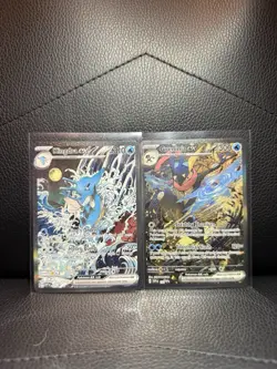 Pokemon SVP Kingdra ex 131 + Greninja ex 132 Black Star Promo NM - Image 5