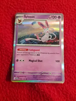 2025 Pokemon Day Stamped Sylveon 040/131 Holo Foil Exclusive Promo Card - Image 1