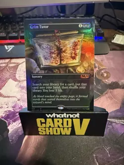 MTG Grim Tutor Borderless Single Card Core Set 2021, 315 M, M21 Mythic - Image 1