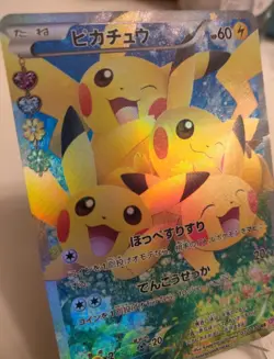 *Custom-made*HighQuality,Jpn 1st Ed.Pikachu Pokekyun,Textured"Display Card" - Image 4