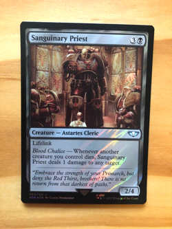Mtg Warhammer 40k Sanguinary Priest Surge FOIL NM - Image 1