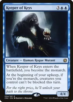 1x - Keeper of Keys - #34 - Conspiracy: Take the Crown - NM MTG - Image 1