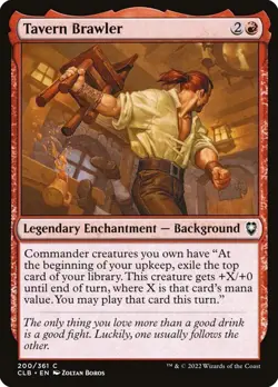 NM Tavern Brawler, MTG, Baldur's Gate, Magic the Gathering, 200 - Image 1