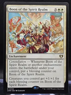 Boon of the Spirit Realm #720 Commander Masters Regular Rare - Image 1