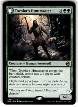 Tovolar's Huntmaster Innistrad: Midnight Hunt Regular MTG - Image 1
