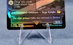 FOIL Summon: Primal Odin - 0365 - Rare Borderless - MTG: Final Fantasy - FIN - Image 2