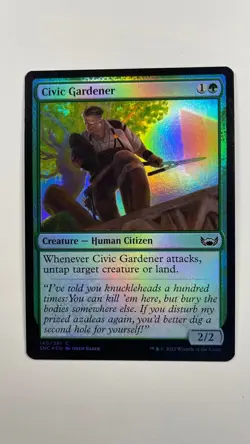 MTG Streets of New Capenna Civic Gardener Foil 140/281 - Image 1