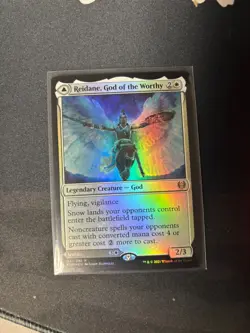 MTG REIDANE, GOD OF THE WORTHY FOIL Kaldheim NM - Image 1