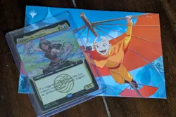 SDCC 2025 Magic The Gathering x Avatar Katara The Fearless Foil Promo + Art - Image 1