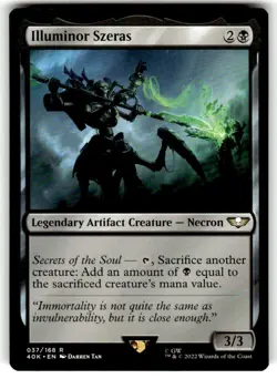 1x Illuminor Szeras NM-Mint, English Commander: Warhammer 40,000 MTG Magic - Image 1