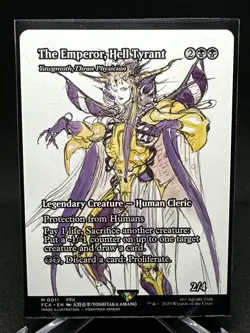 The Emperor, Hell Tyrant - Yawgmoth, Thran Physician Showcase Final Fantasy MINT - Image 1