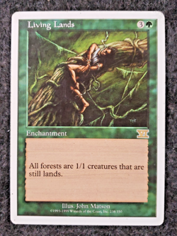 Magic: The Gathering MTG Rare Living Lands Sixth Ed NEVER PLAYED NM (DS3D1H4) - Image 1