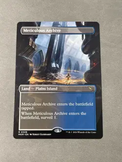 Meticulous Archive (Borderless) MTG Murders at Karlov Manor Regular NM - Image 1