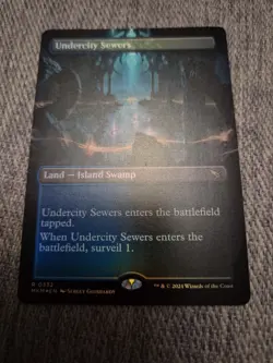 MTG - Undercity Sewers - Full Art Foil - Murders at Karlov Manor, Pack Fresh - Image 1
