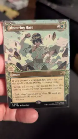 1x Obscuring Haze Showcase NM - Magic MTG TLA TLE CMR Bndle Exclusive x1 - Image 1