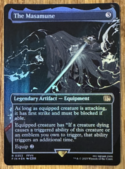 MTG Final Fantasy, The Masamune - Borderless Foil - Image 1