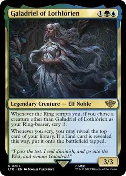 MTG Galadriel of Lothlorien #206 LOTR Tales of Middle-earth NM/Mint - Image 1