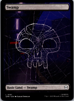 Spider-man Full Art Basic Land Set of 5 - SPM Magic: The Gathering Regular - Image 4