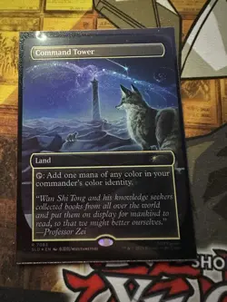 FOIL - Command Tower AVATAR Airbender Borderless Rainbow MTG Secret Lair (7063) - Image 1