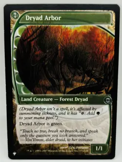 1 Dryad Arbor Future Sight Border The List - Near Mint, NM English MTG Single - Image 1