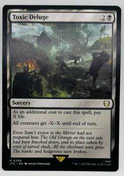 MTG Toxic Deluge Commander: The Lord Of The Rings: Tales Of Middle Earth Regular - Image 1