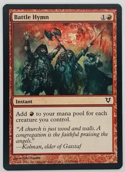 MTG Battle Hymn Avacyn Restored Regular - Image 1